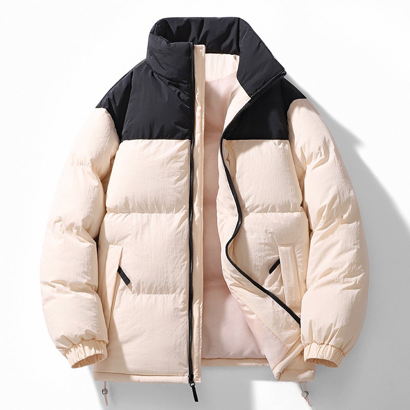 Outdoor Men'S And Women'S Cotton-Padded Jacket Down Cotton-Padded Jacket Couple Thick Stand Collar Cotton-Padded Jacket Bread Clothing - Image 4